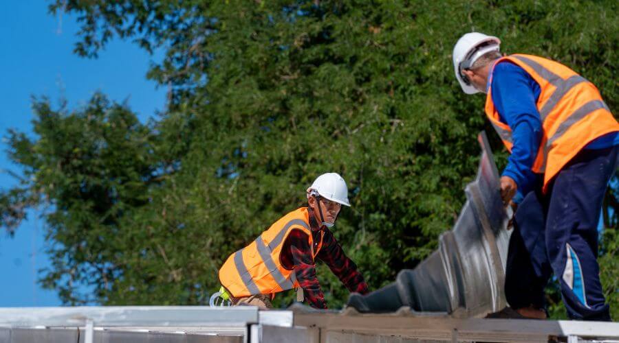 Professional new roof installation services in La Fontaine, IN
